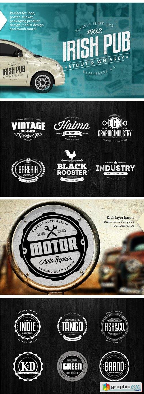 All Badges & Logos Collection by Easybrandz