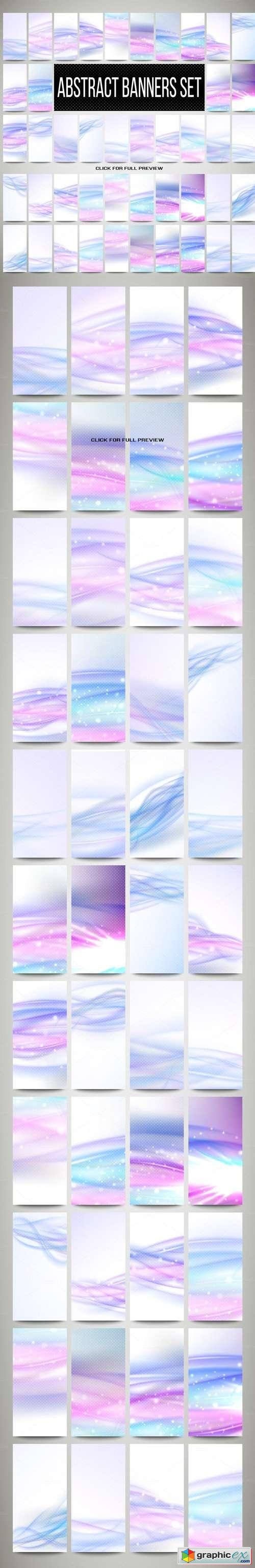 Abstract Banners Set
