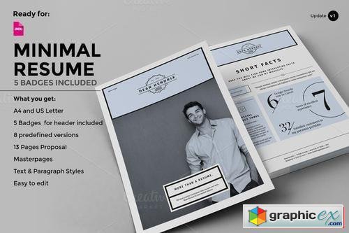 Resume - 13 Pages - CV - Portfolio