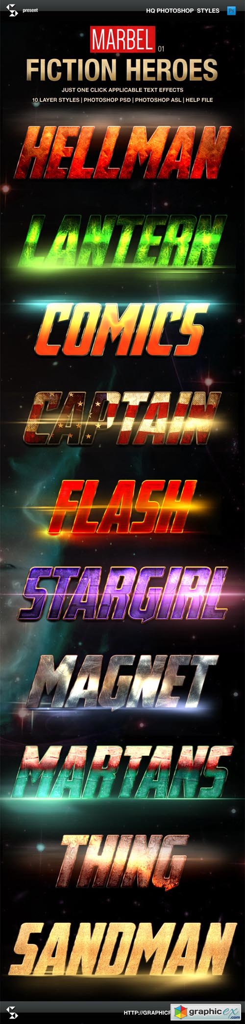Blockbuster Heroes Style Text Effects 01