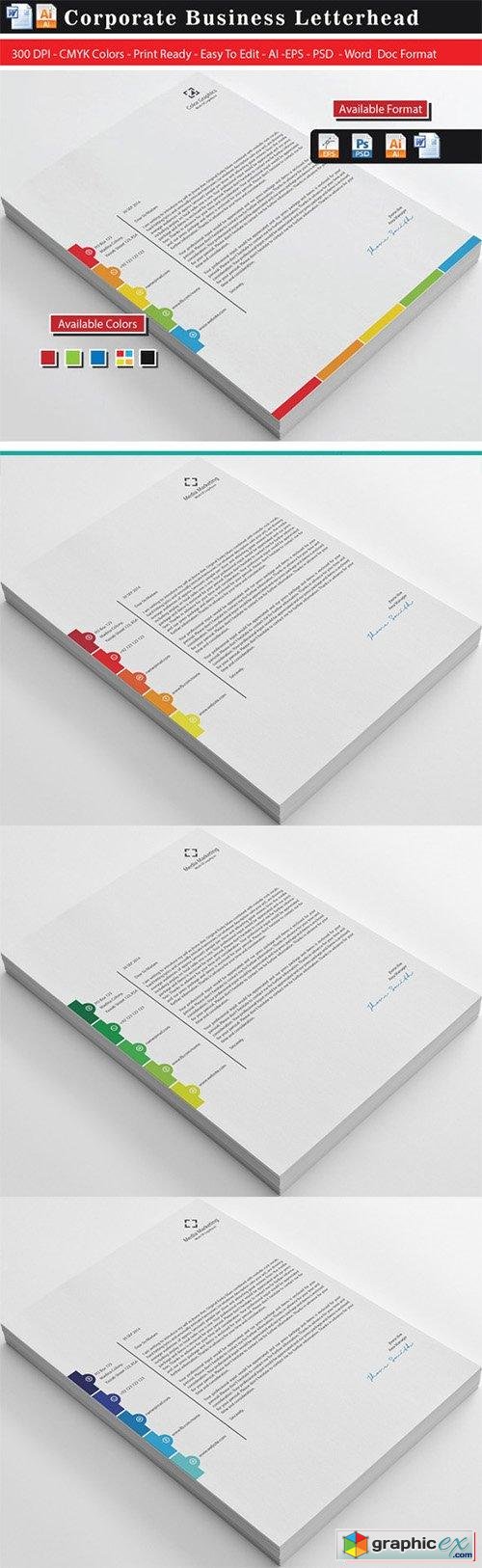 Unique Color Graphics Letterhead