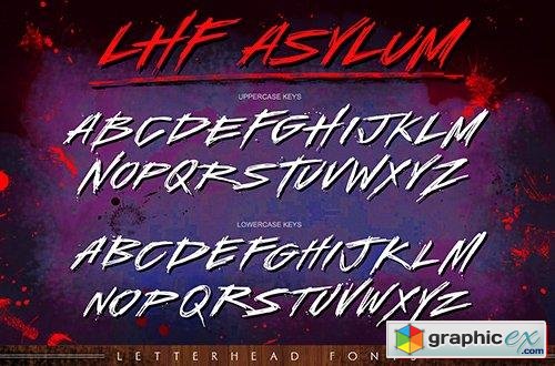 LHF Asylum Font - Font $53