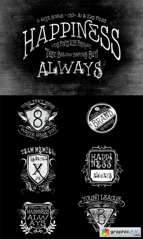 Happiness Always Font