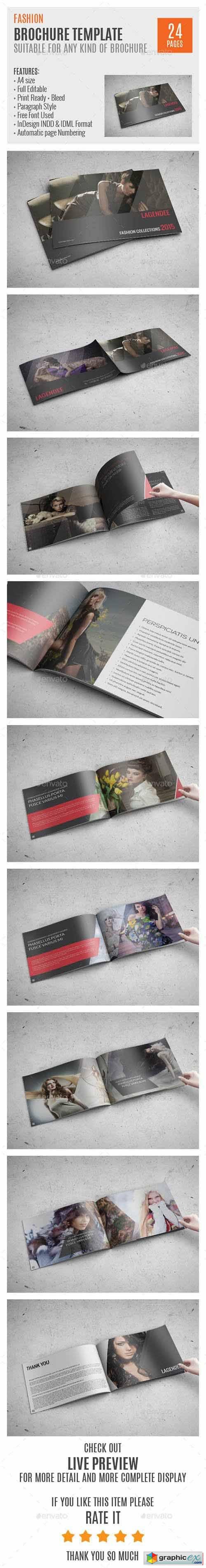 Fashion A4 InDesign Brochure Template 0040