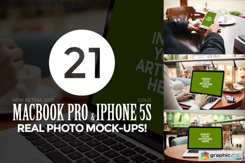 50 Apple Devices MockUps