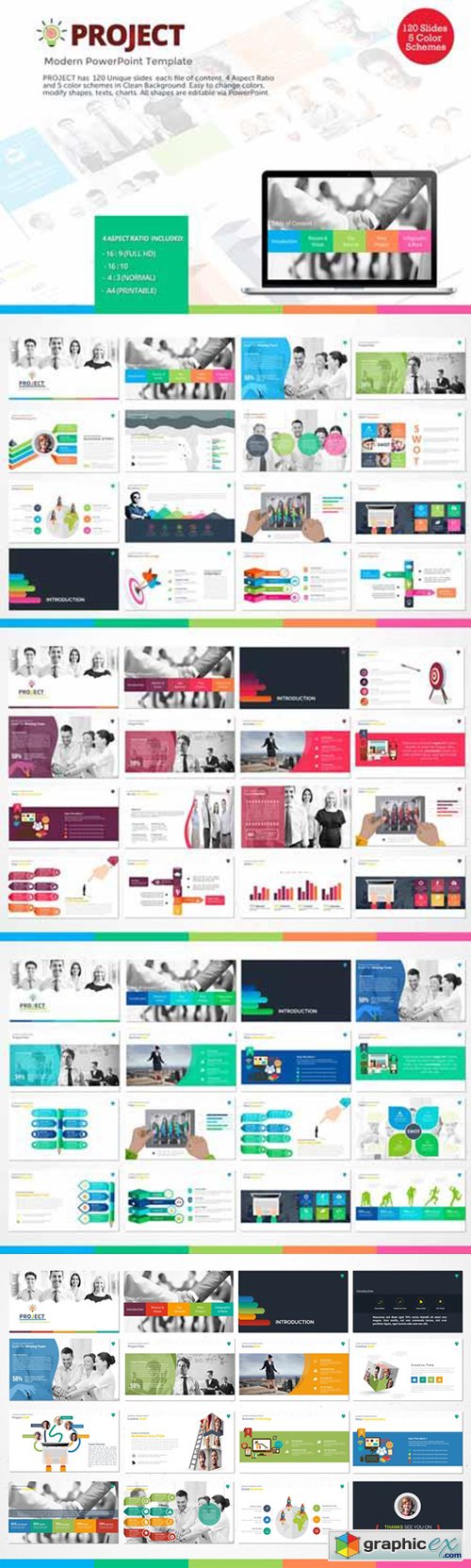  Project - Modern PowerPoint Template
