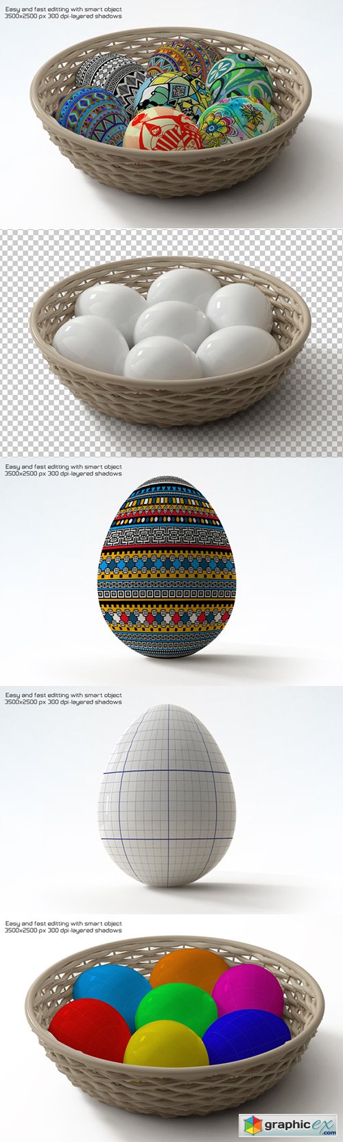 Easter Eggs Mock-up