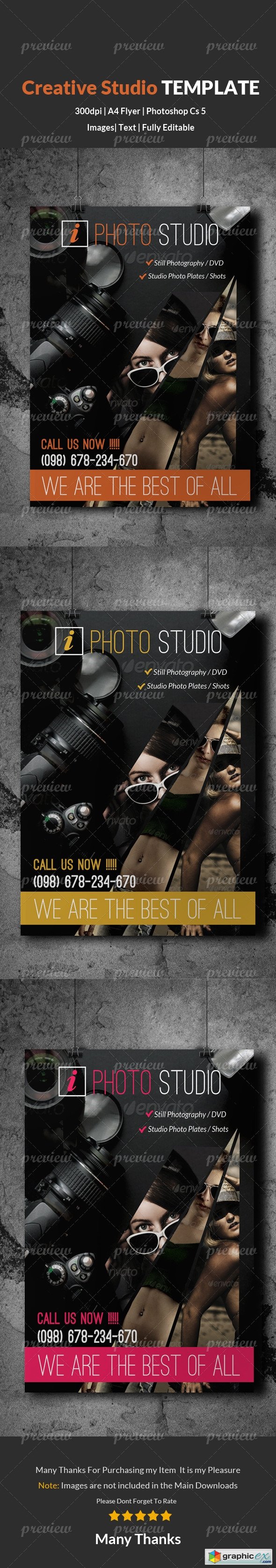 Photography & Photo Studio Flyer Template
