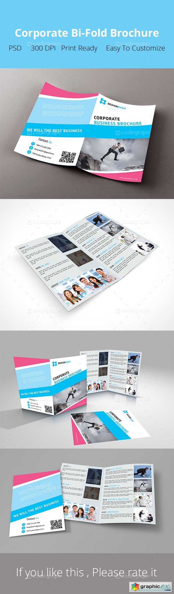 Corporate Bi-Fold Brochure Design