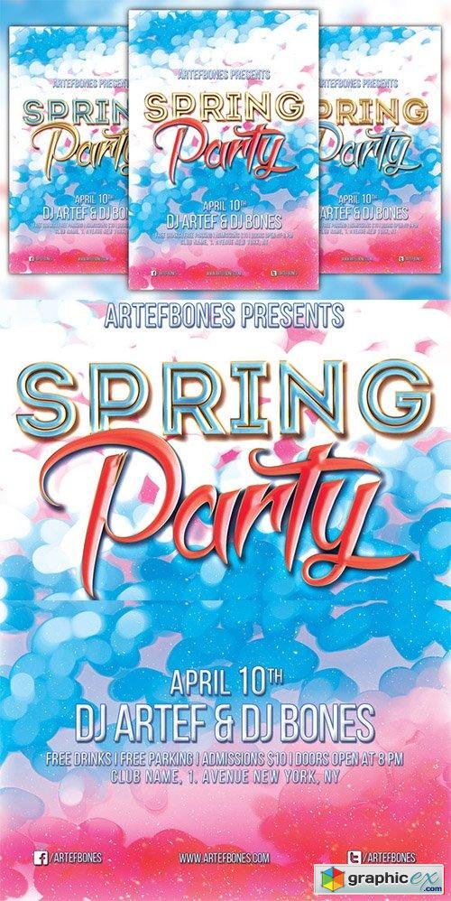 Spring Party Flyer 220253 