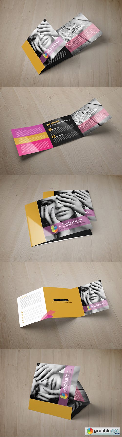  Stylish Square Tri Fold Brochure 