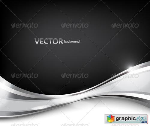 Black and White Abstract Elegant Background