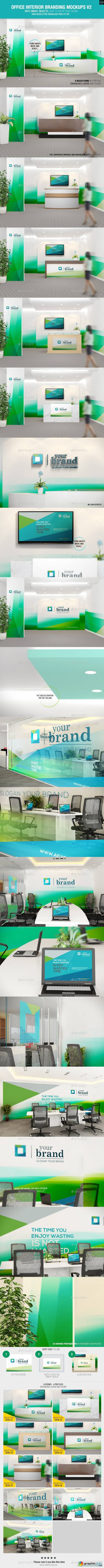 Download Office Interior Branding Mockups V2 Free Download Vector Stock Image Photoshop Icon PSD Mockup Templates