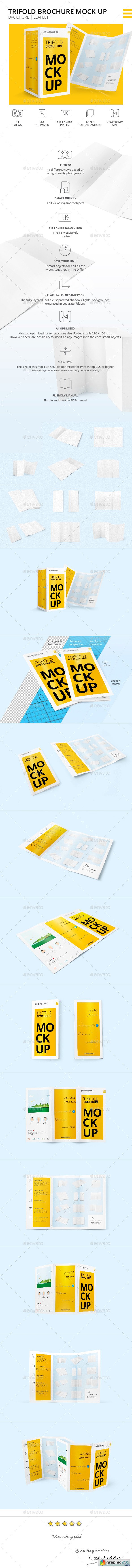 Trifold Brochure Mock-Up