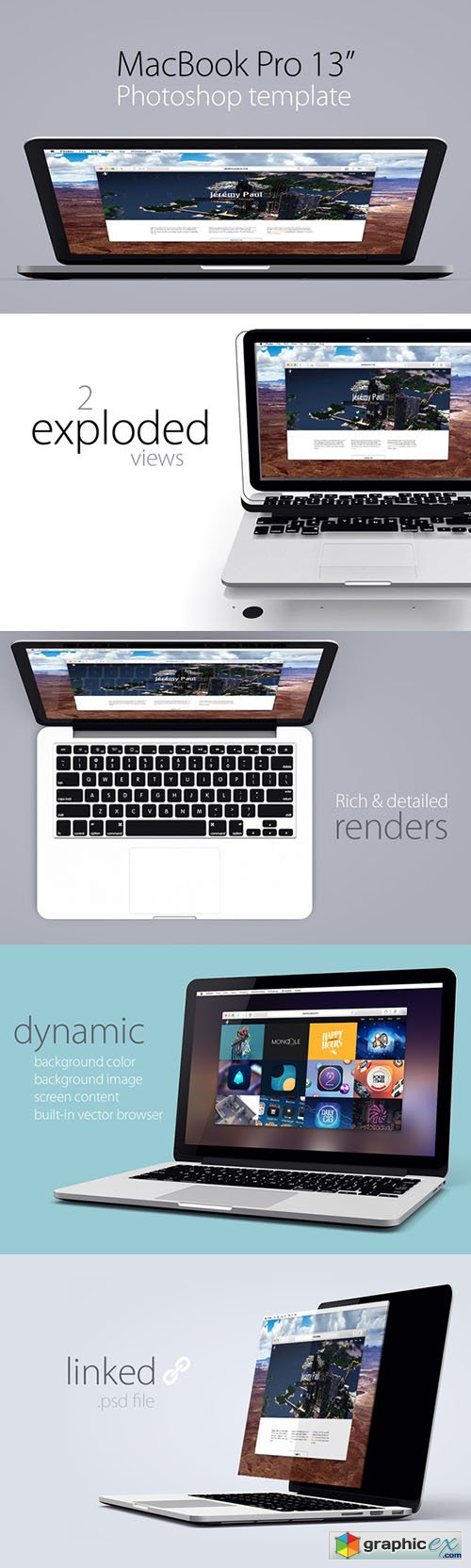  MacBook Pro 13" Retina Template