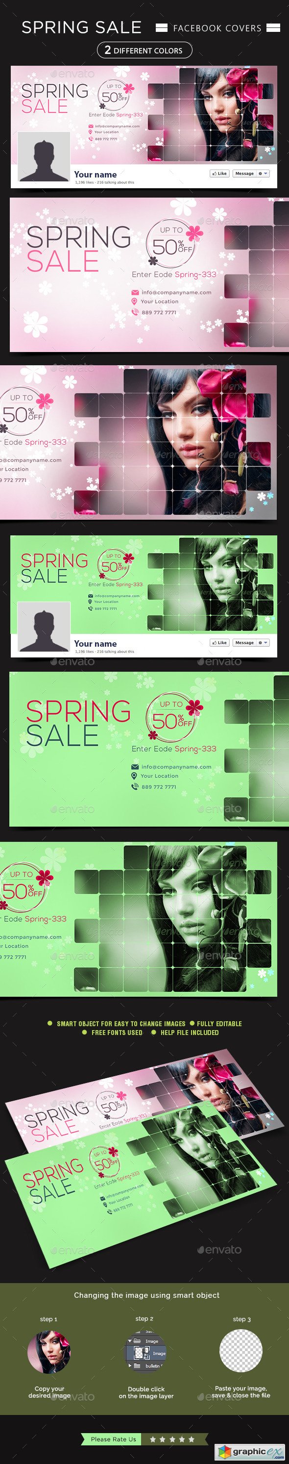 Spring Sale Facebook Cover