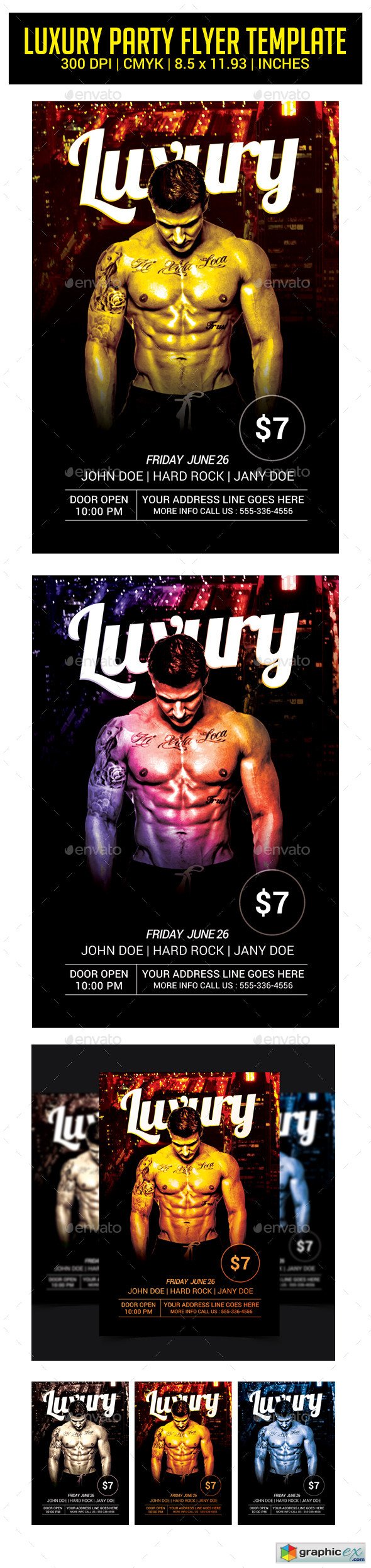 Luxury Party Night Flyer Template