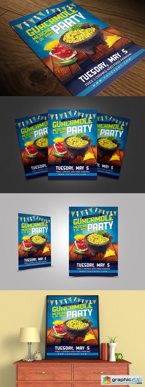 Food Mexican Party Flyer