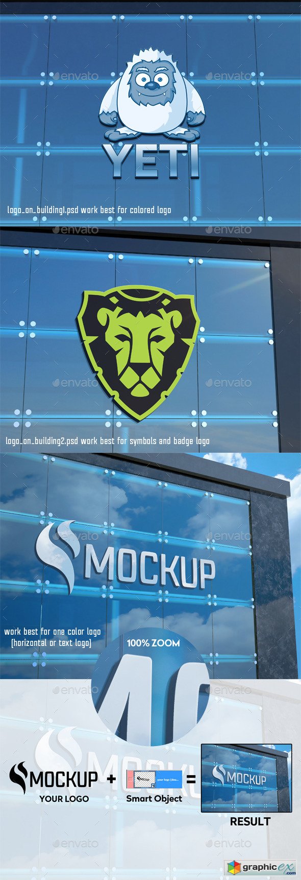 Logo on Building Mockup