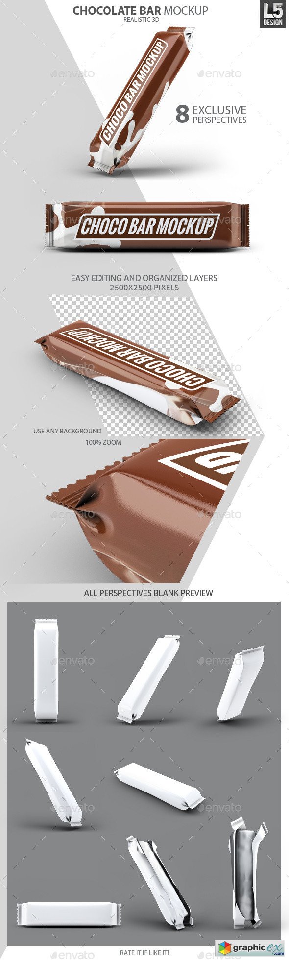 Chocolate Bar Mock-Up 10337035