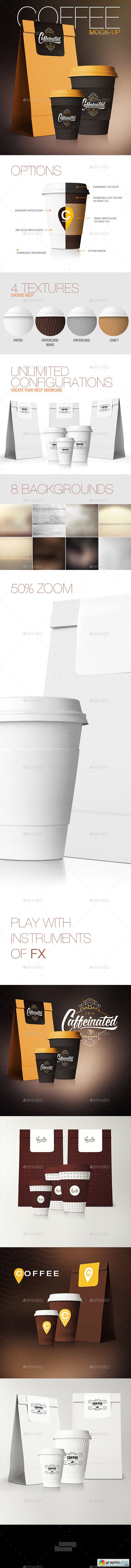 Coffee Cup / Coffee Package Mock-Up