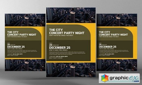 City Life Party Flyer Template