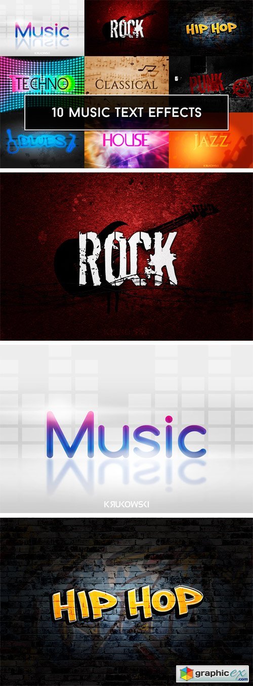 Music Text Effects