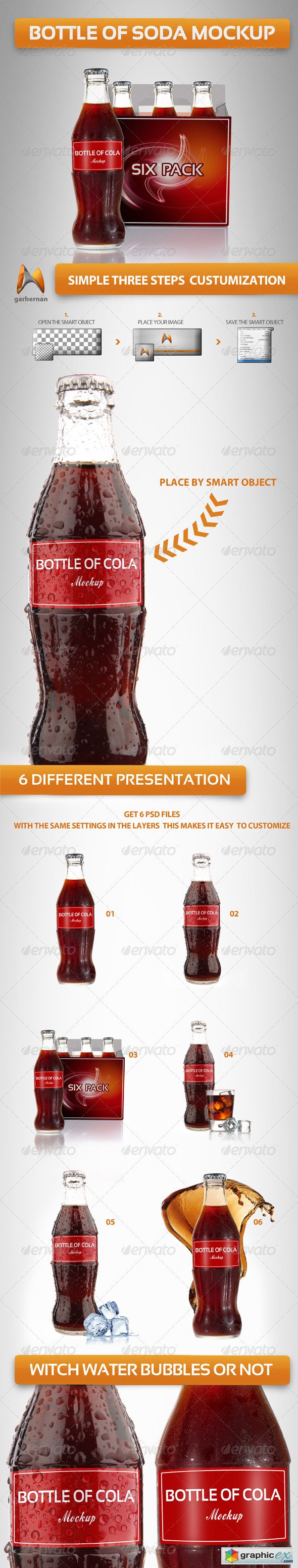 Bottle Cola Mockup