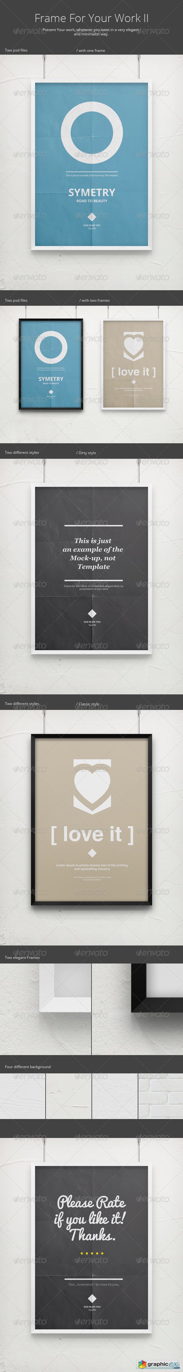 Frame For Your Work II - Poster Mock-Up
