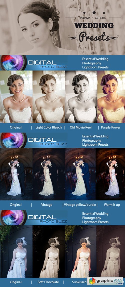 Essential Presets for Weddings