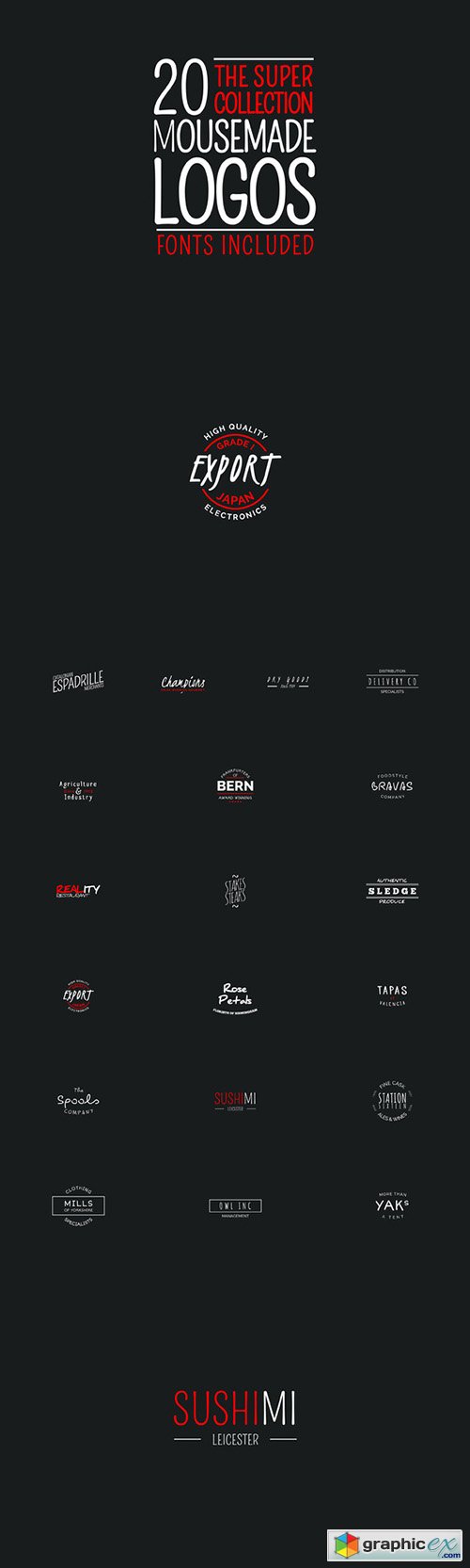 20 Mousemade Logos Bundle