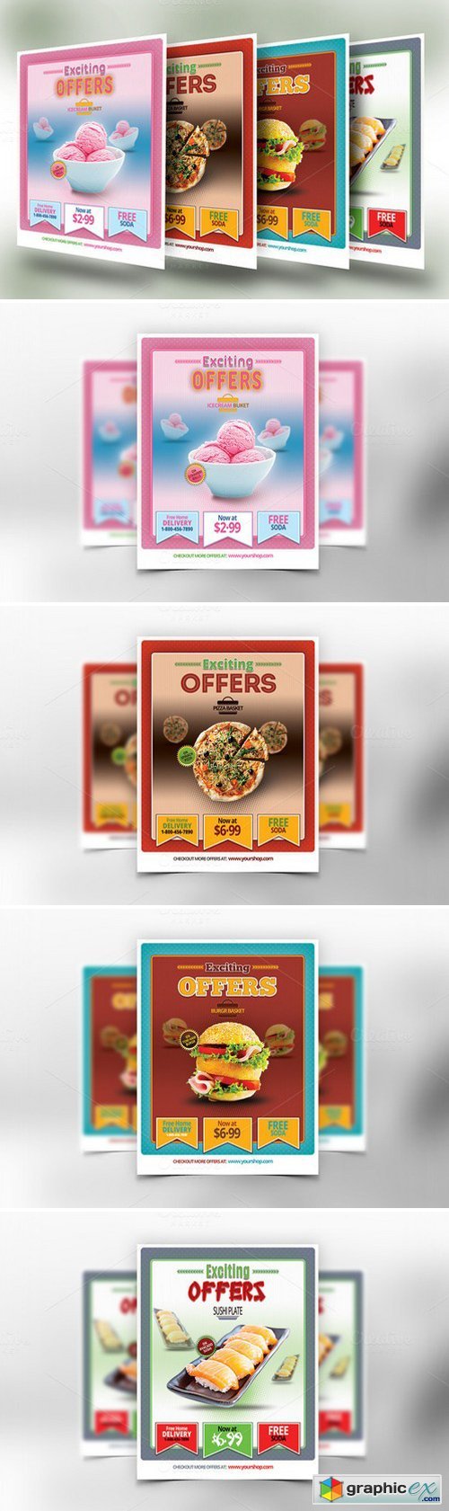 Restaurant Food Offers Flyer or Post