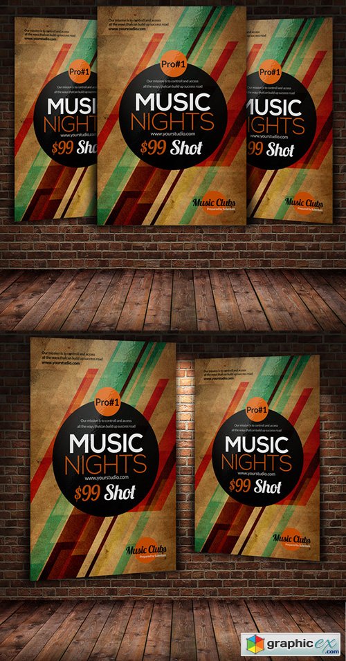 Music Party Flyer Template 6