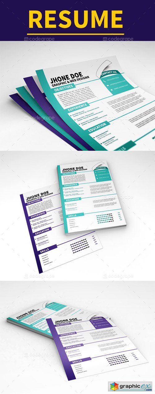 Clean Resume Template 5186