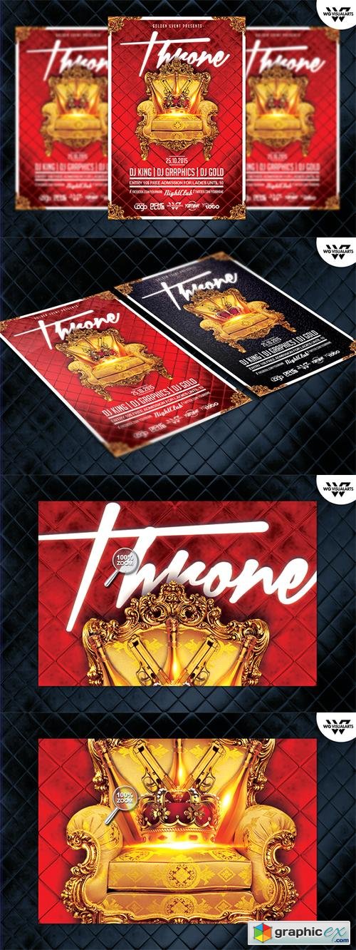 Throne Flyer Template