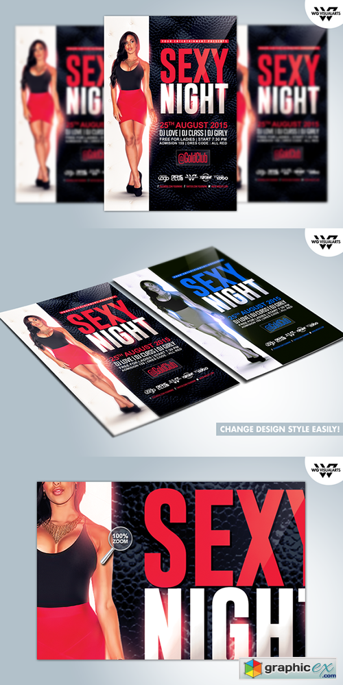 Sexy Night Flyer Template 287934