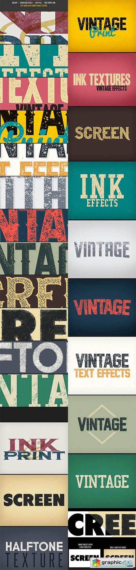Letter/Ink Press Vintage Text Effects 4