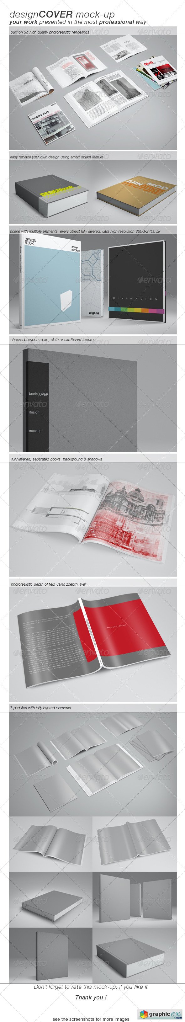 Book Cover Mock-up 4507265