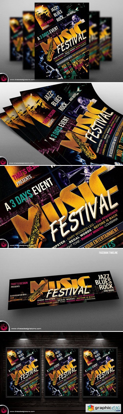 Music Festival Flyer Template V3