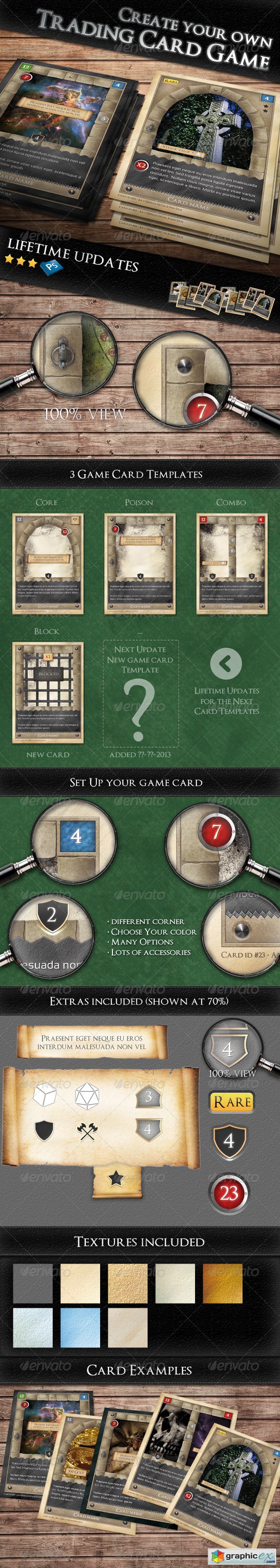 TCG - Fantasy Trading Card Game Kit in Medieval