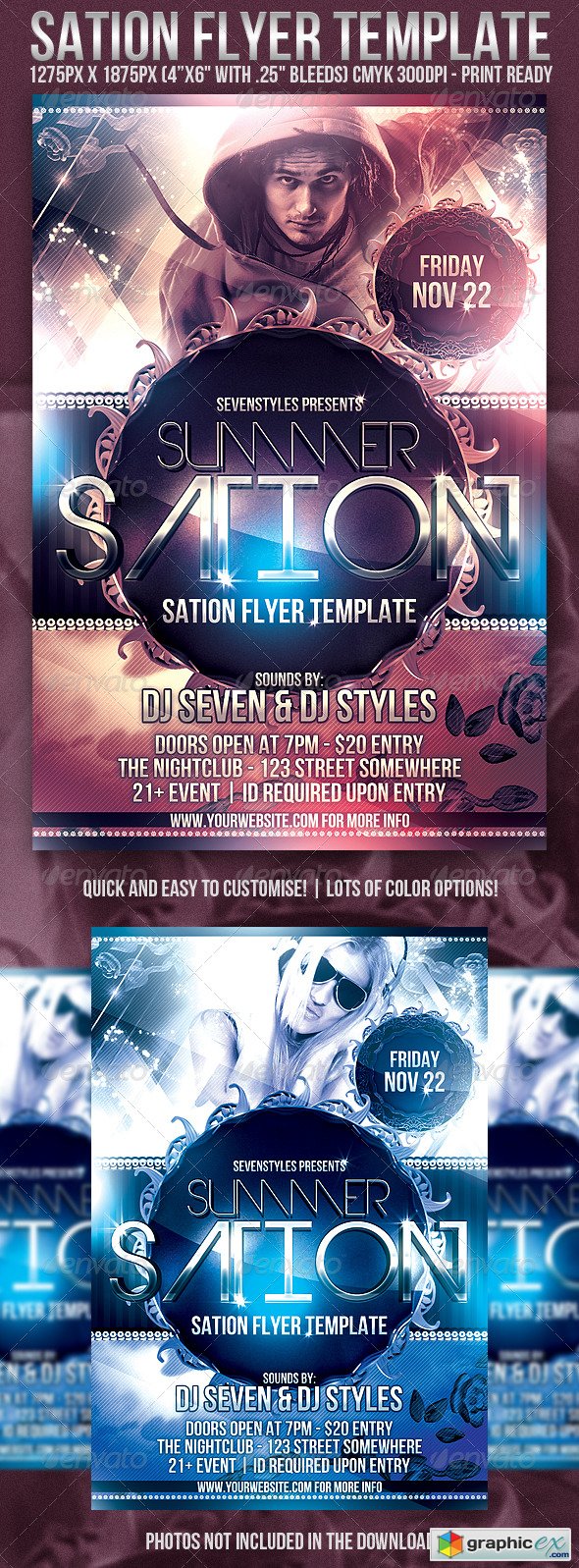 Sation Flyer Template