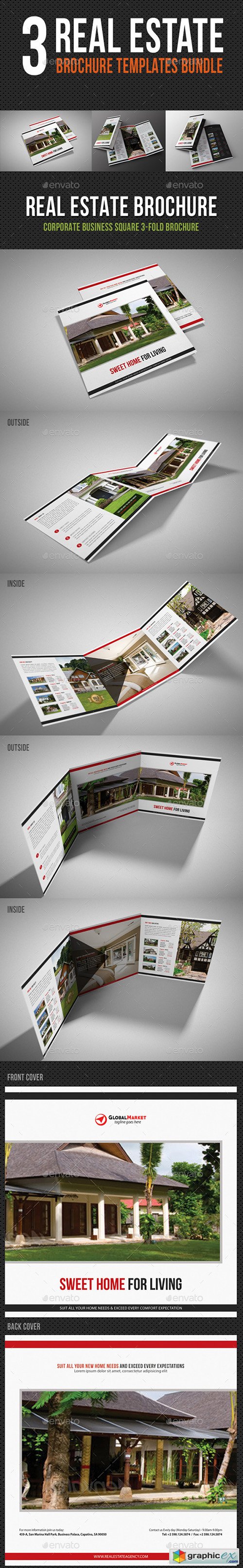 3 in 1 Real Estate Brochure Bundle