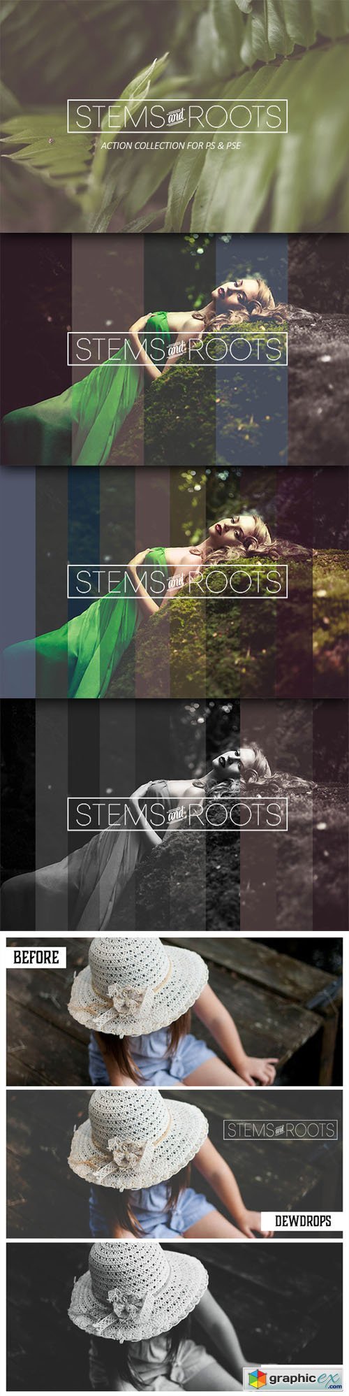 Stems & Roots Action Collection