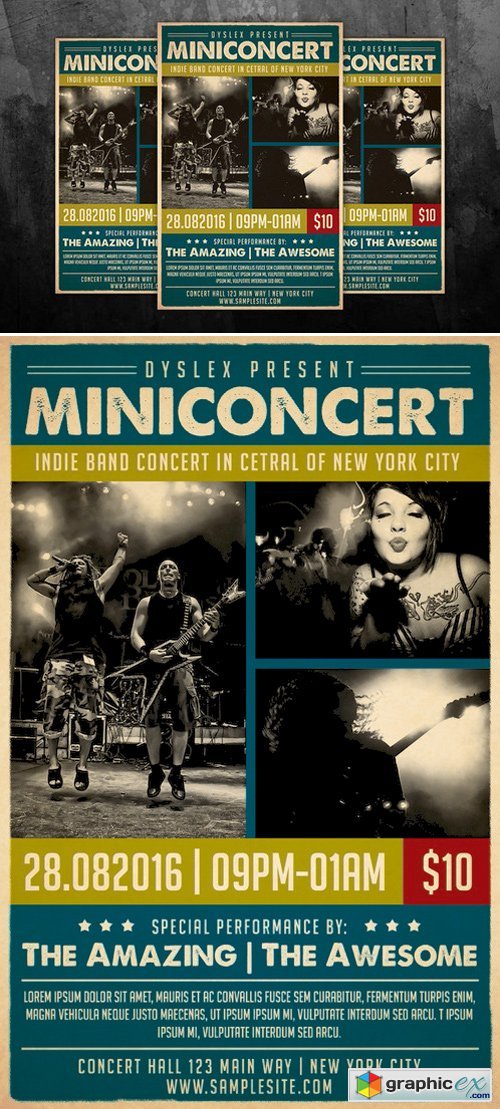 Mini Concert Flyer