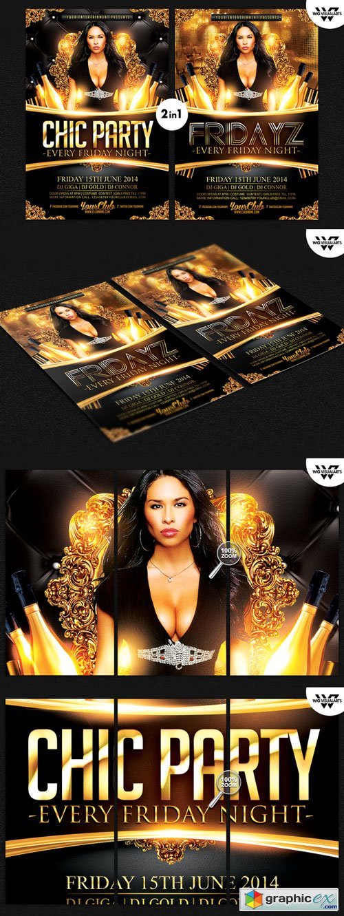 CHIC PARTY Flyer Template
