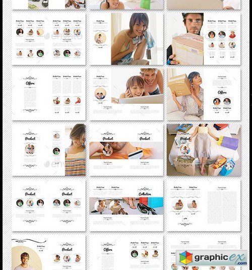 100 pages A4 Digital Product Catalogue Template