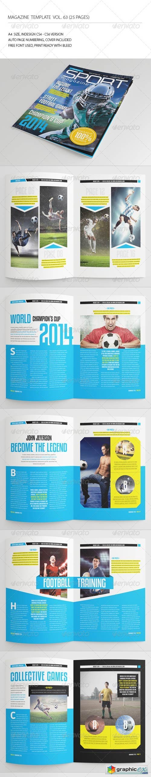25 Pages Sport Magazine Vol63