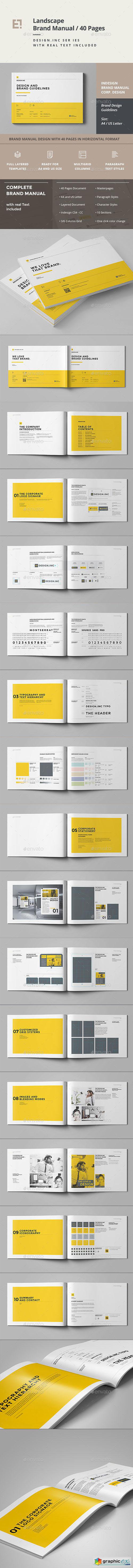 Brand Manual 40 Pages