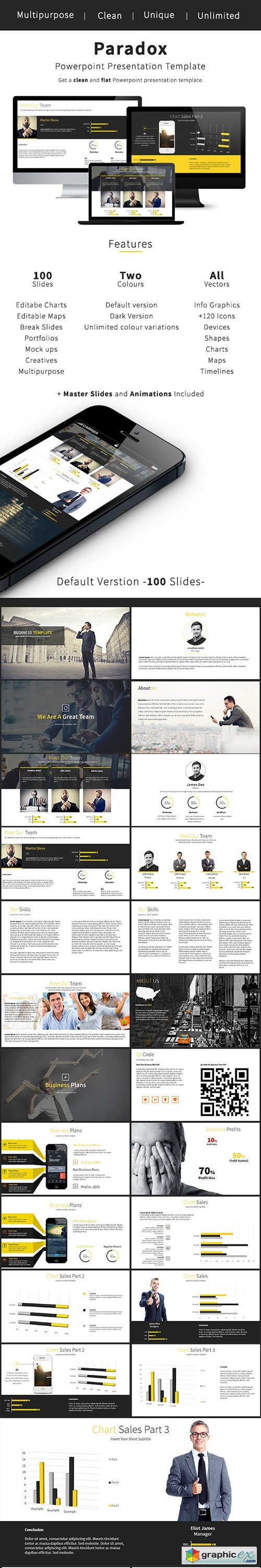 Paradox - Business Powerpoint Template