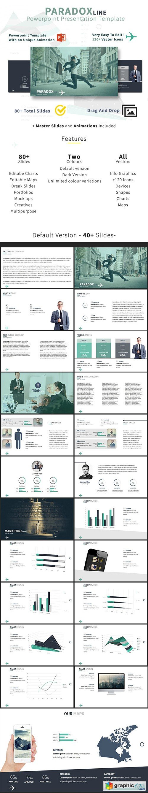 Paradox Line - Business Powerpoint Template